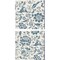 Floral Toile by Wild Apple Portfolio 14" x 14" Canvas Wall Art (Set of 2)